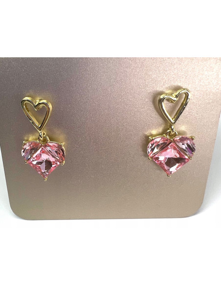 Kolczyki Lolita Accessories Srebrny sztyft "925" Serce