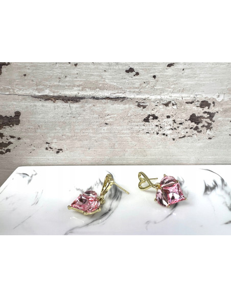 Kolczyki Lolita Accessories Srebrny sztyft "925" Serce