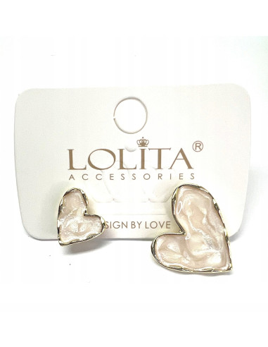 Kolczyki asymetryczne Lolita Accessories serce