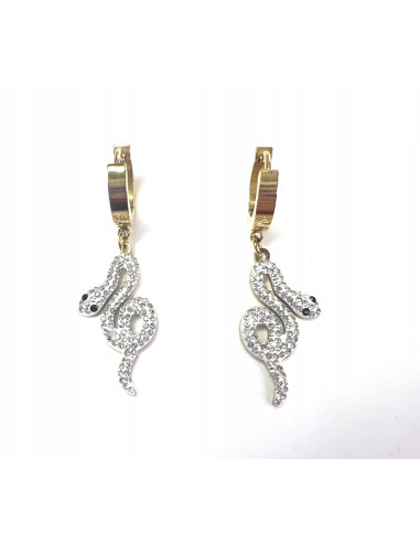 Kolczyki Wąż BOHO stal chirurgiczna Lolita...