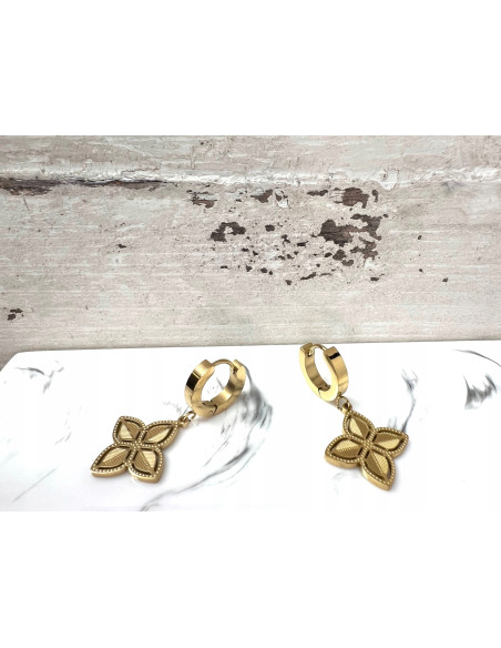 Kolczyki BOHO stal chirurgiczna Lolita Accessories złote