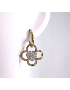 Kolczyki BOHO stal chirurgiczna Lolita Accessories złote 2