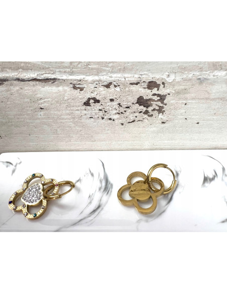 Kolczyki BOHO stal chirurgiczna Lolita Accessories złote