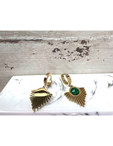 Kolczyki BOHO HAMSA stal chirurgiczna Lolita...