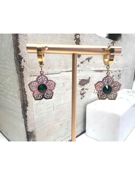 Kolczyki BOHO stal chirurgiczna Lolita Accessories złote