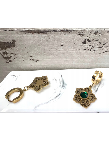 Kolczyki BOHO stal chirurgiczna Lolita Accessories złote