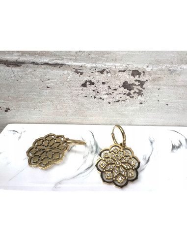 Kolczyki BOHO HAMSA stal chirurgiczna Lolita...