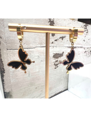 Kolczyki Motyl stal chirurgiczna Lolita...