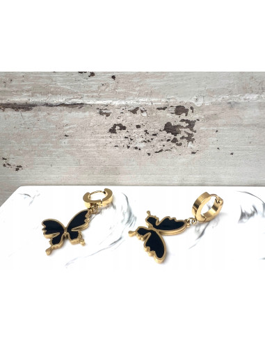 Kolczyki Motyl stal chirurgiczna Lolita...