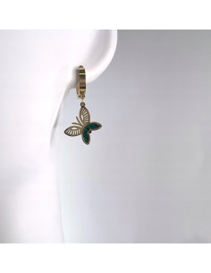 Kolczyki Motyl stal chirurgiczna Lolita Accessories złoty...