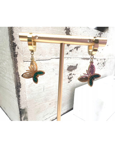 Kolczyki Motyl stal chirurgiczna Lolita...