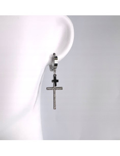 Kolczyki krzyże ze stali chirurgicznej Lolita Accessories...