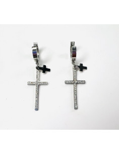 Kolczyki krzyże ze stali chirurgicznej Lolita Accessories... 2