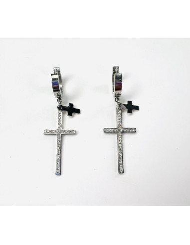 Kolczyki krzyże ze stali chirurgicznej Lolita...