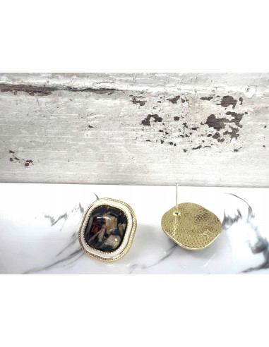 Kolczyki Lolita Accessories Srebrny sztyft "925"