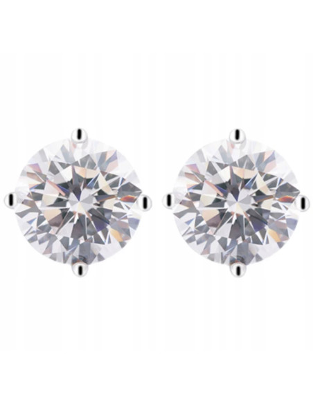 Kolczyki Syntetyczne Cyrkonie Diamenty 0,5 ct Lolita Accessories