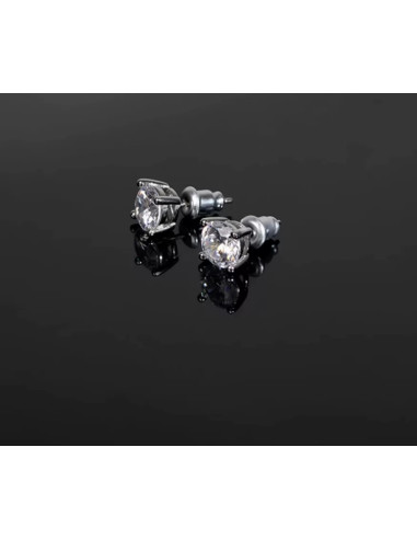 Kolczyki Syntetyczne Cyrkonie Diamenty 0,5 ct...