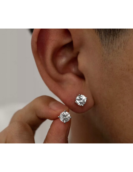 Kolczyki Syntetyczne Cyrkonie Diamenty 0,5 ct Lolita Accessories