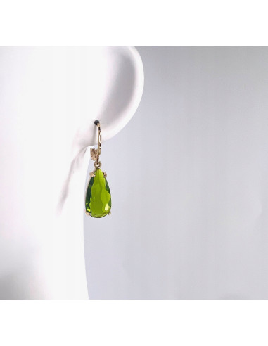 Kolczyki Łezki Lolita Accessories zielone