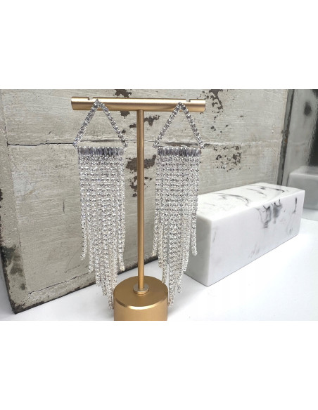 Kolczyki z cyrkoniami Maxi Duże Lolita Accessories