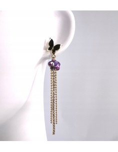 Kolczyki Lolita Accessories Srebrny sztyft "925" Motylki