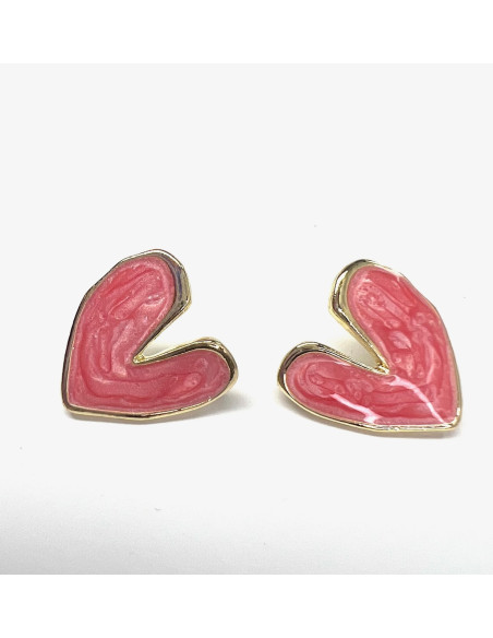 Kolczyki Lolita Accessories Srebrny sztyft "925" Serce