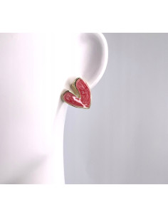 Kolczyki Lolita Accessories Srebrny sztyft "925" Serce 2