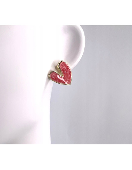 Kolczyki Lolita Accessories Srebrny sztyft "925" Serce