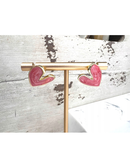 Kolczyki Lolita Accessories Srebrny sztyft "925" Serce