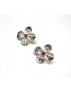 Kolczyki Kwiatek Kwiatki Lolita Accessories srebrny... 2