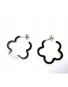 Kolczyki ze stali chirurgicznej Lolita Accessories srebrne