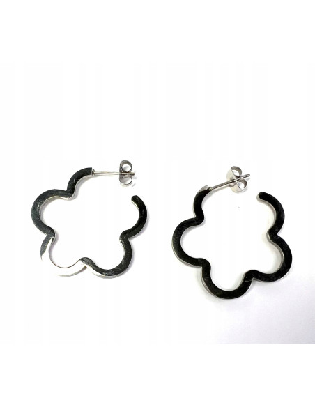 Kolczyki ze stali chirurgicznej Lolita Accessories srebrne