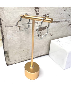 Kolczyki ze stali chirurgicznej Lolita Accessories srebrne 2