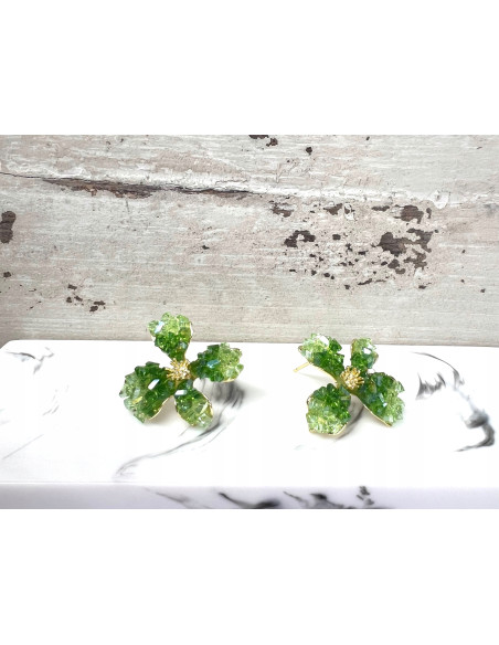 Kolczyki Kwiatek Kwiatki Lolita Accessories srebrny sztyft 925