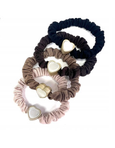 Zestaw Gumek odcienie Ziemi z ozdobą Lolita Accessories