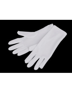 Białe Rękawiczki bezpyłowe z mikrofibry dla jubilerów,...