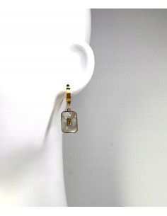 Kolczyki ze stali chirurgicznej Lolita Accessories złote 2