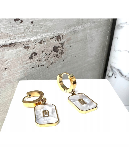 Kolczyki ze stali chirurgicznej Lolita Accessories złote