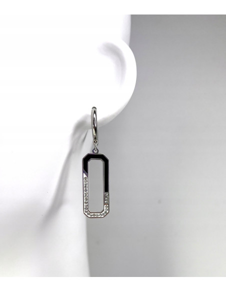 Kolczyki ze stali chirurgicznej Lolita Accessories srebrne