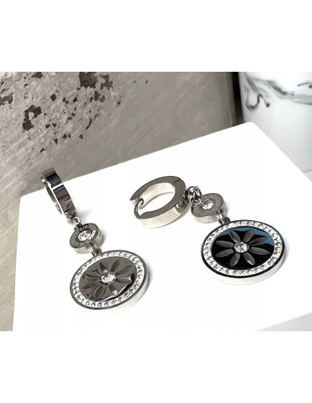 Kolczyki ze stali chirurgicznej Lolita Accessories srebrne