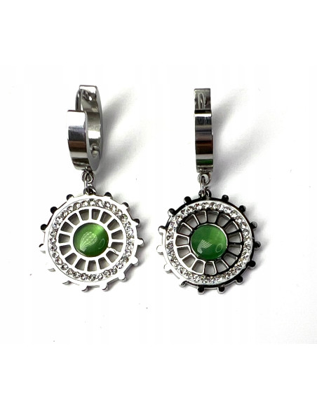 Kolczyki ze stali chirurgicznej Lolita Accessories srebrne