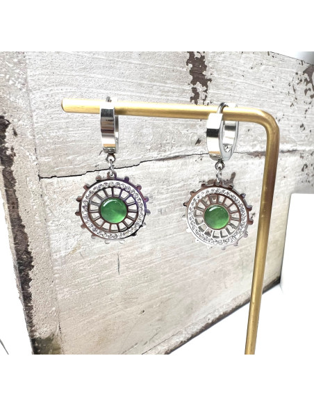 Kolczyki ze stali chirurgicznej Lolita Accessories srebrne