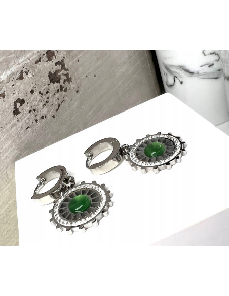 Kolczyki ze stali chirurgicznej Lolita Accessories srebrne