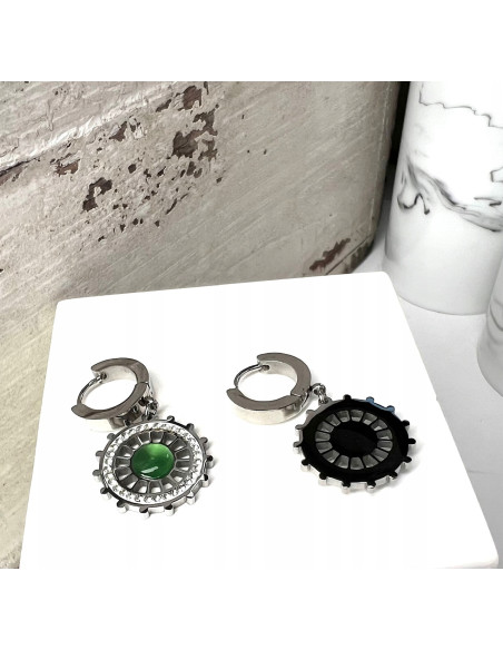 Kolczyki ze stali chirurgicznej Lolita Accessories srebrne