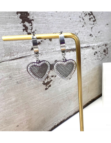 Kolczyki ze stali chirurgicznej Lolita Accessories srebrne