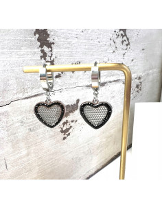 Kolczyki ze stali chirurgicznej Lolita Accessories srebrne