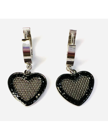 Kolczyki ze stali chirurgicznej Lolita Accessories srebrne