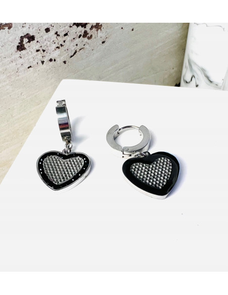 Kolczyki ze stali chirurgicznej Lolita Accessories srebrne