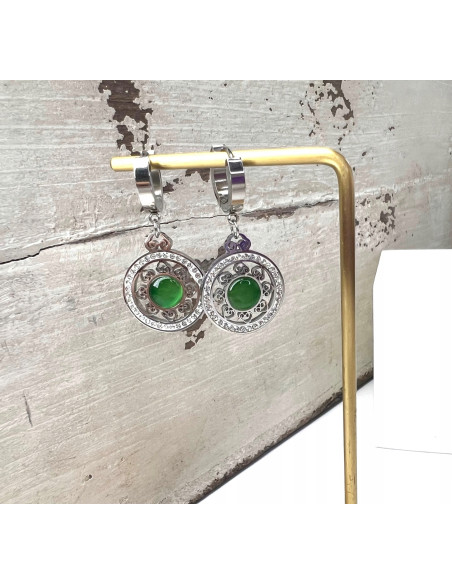 Kolczyki ze stali chirurgicznej Lolita Accessories srebrne