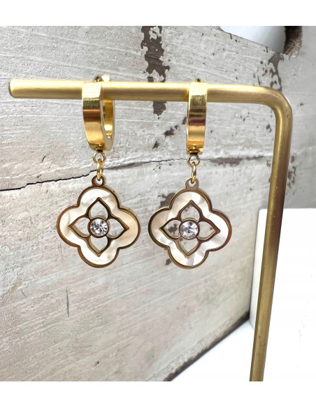 Kolczyki ze stali chirurgicznej Lolita Accessories złote